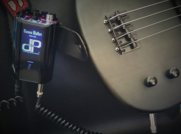 Bass Bullet on a strap